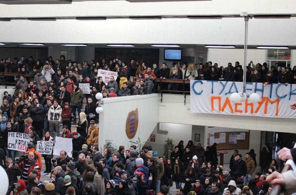 The students’ movement in Macedonia:  a plead for equal representation