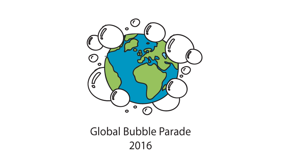 logo bubble parade