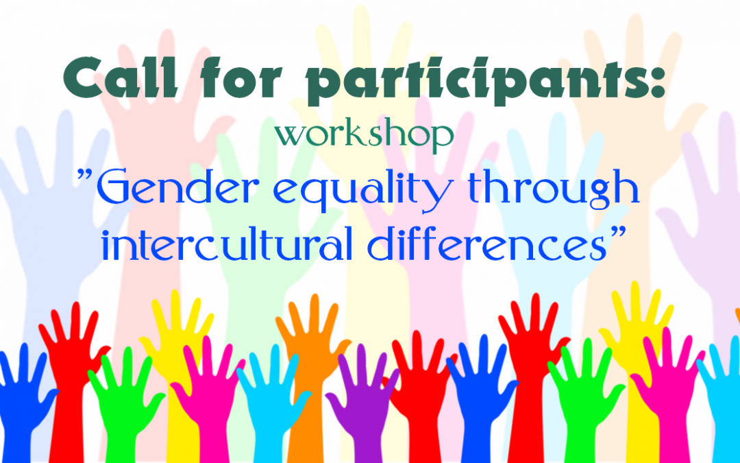 [CLOSED] Call for participants: ”Gender equality through intercultural differences”