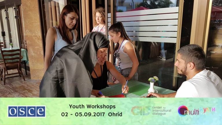 Elena and Baki about attending the youth workshops in Ohrid
