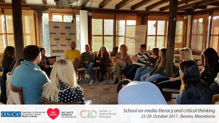 6th School on Combating Hate Speech: Media Literacy and Critical Thinking