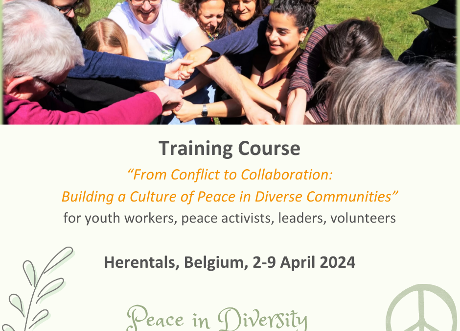 Training Course  “From Conflict to Collaboration:  Building a Culture of Peace in Diverse Communities”