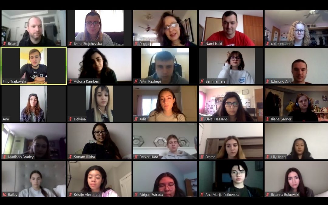 Virtual exchange between CID Volunteers and World Chicago Youth Diplomats