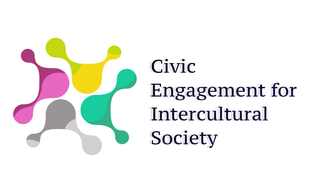 Three one-day online trainings in the framework of the project Civic Engagement for Intercultural Society