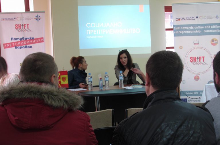SHIFT: Promotional Caravans for social entrepreneurship in Kumanovo, Stip and Kriva Palanka