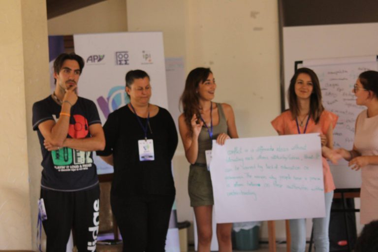 Anita about managing conflicts from a youth worker's perspective: training course in Yerevan, Armenia